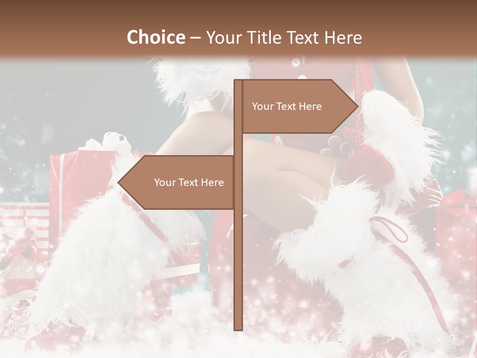 Red Face Glamour PowerPoint Template