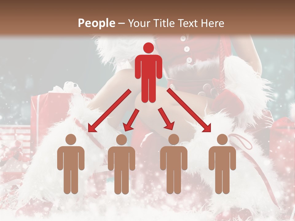 Red Face Glamour PowerPoint Template