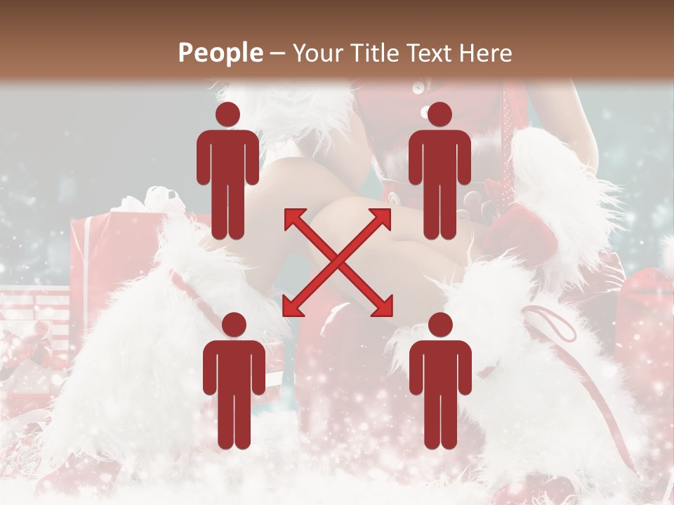 Red Face Glamour PowerPoint Template