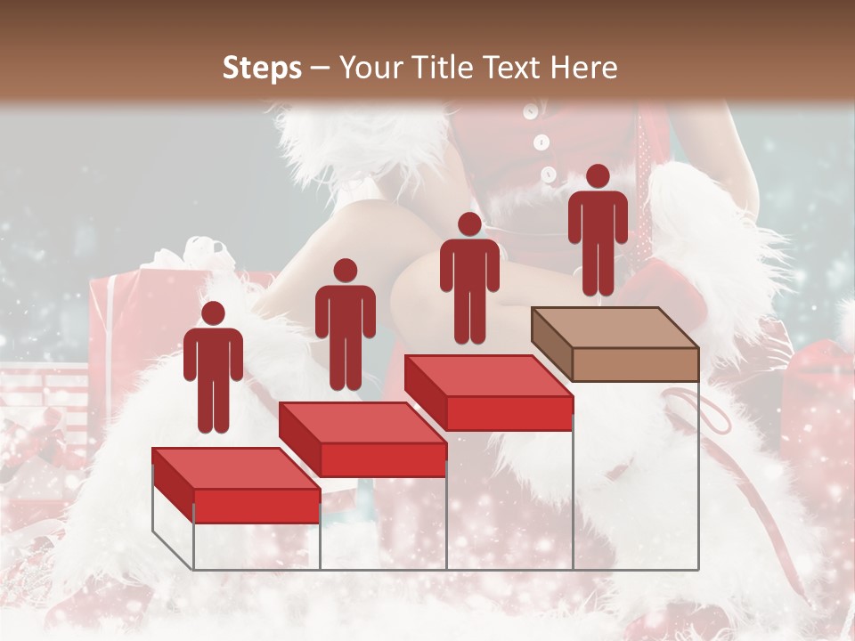 Red Face Glamour PowerPoint Template