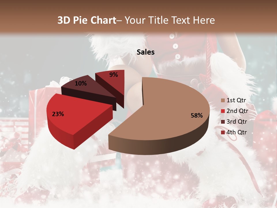 Red Face Glamour PowerPoint Template