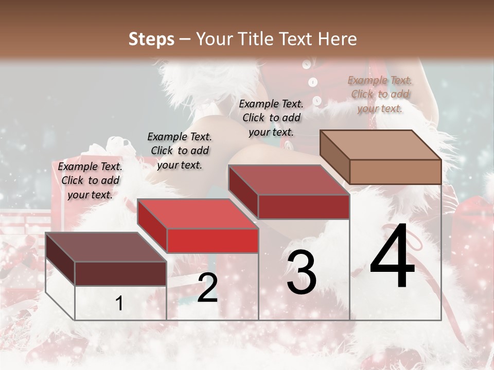 Red Face Glamour PowerPoint Template