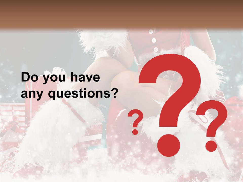 Red Face Glamour PowerPoint Template