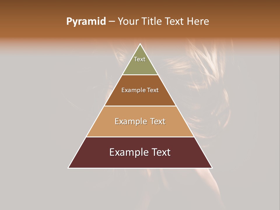 Model Golden Shine PowerPoint Template