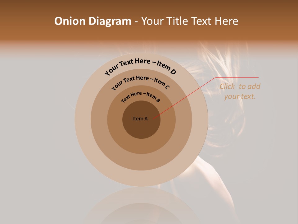 Model Golden Shine PowerPoint Template