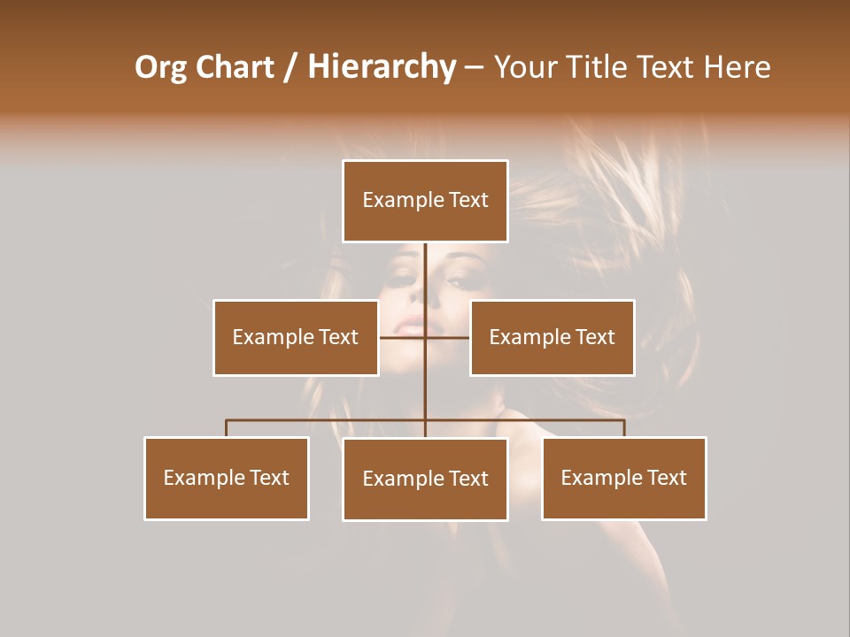 Model Golden Shine PowerPoint Template