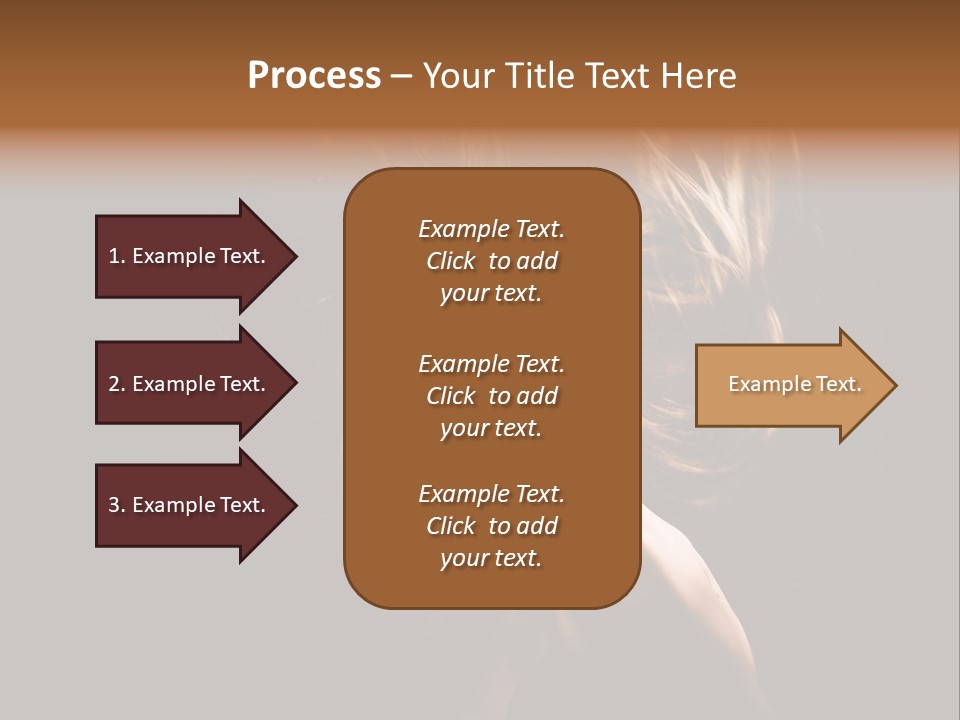 Model Golden Shine PowerPoint Template