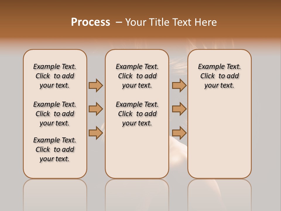 Model Golden Shine PowerPoint Template
