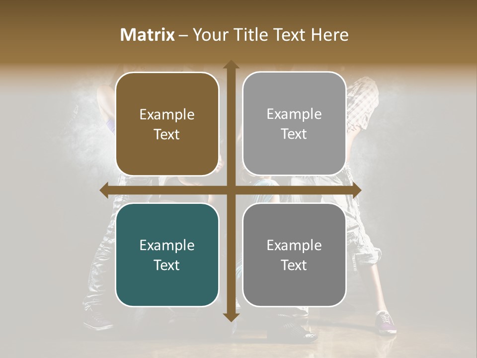 Many Breakdance Front PowerPoint Template