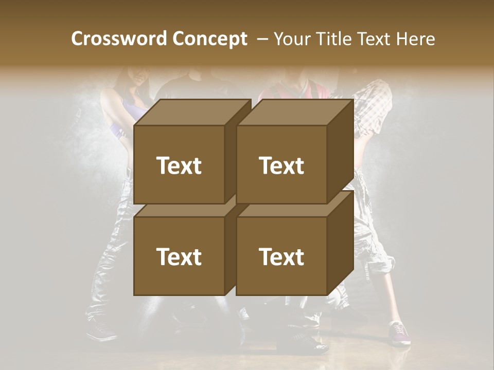 Many Breakdance Front PowerPoint Template