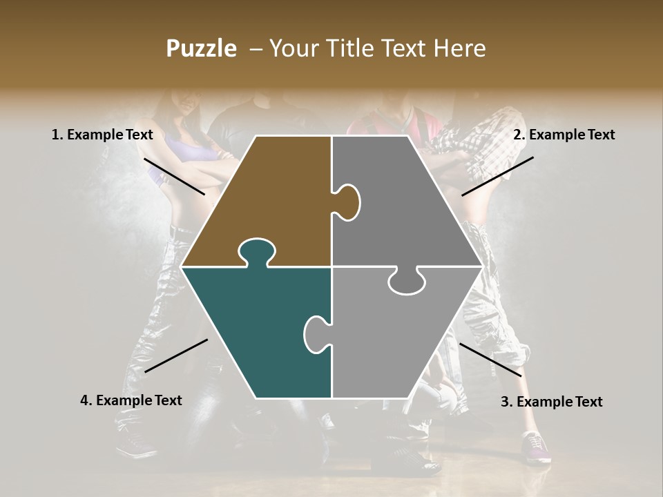 Many Breakdance Front PowerPoint Template