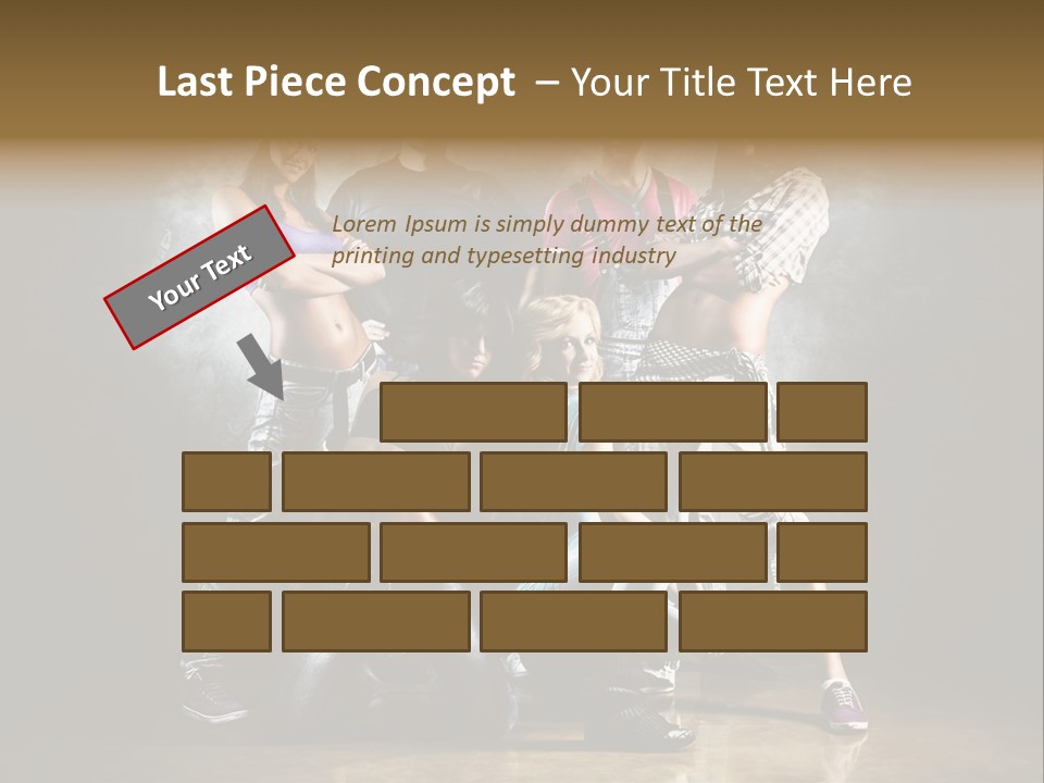 Many Breakdance Front PowerPoint Template