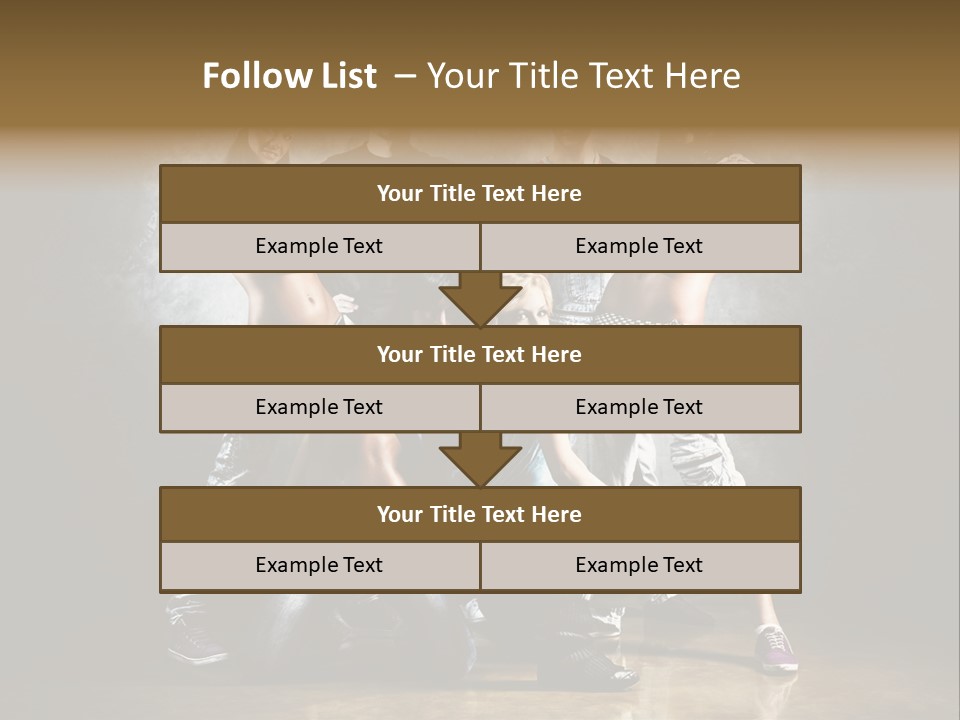 Many Breakdance Front PowerPoint Template