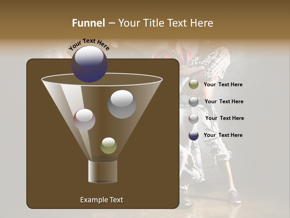 Many Breakdance Front PowerPoint Template