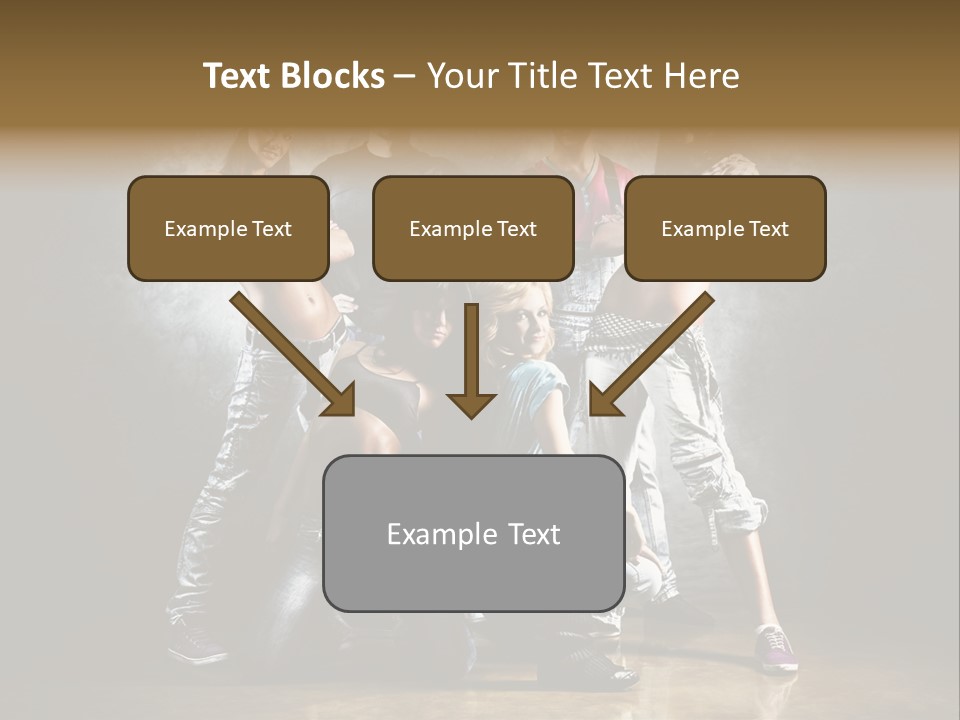 Many Breakdance Front PowerPoint Template