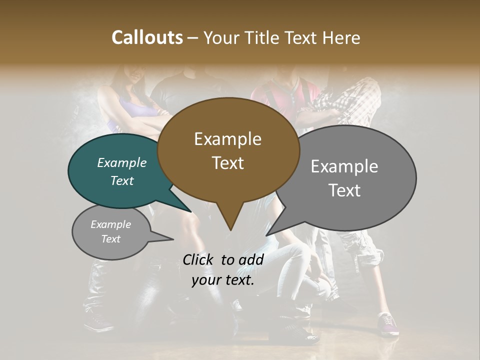 Many Breakdance Front PowerPoint Template