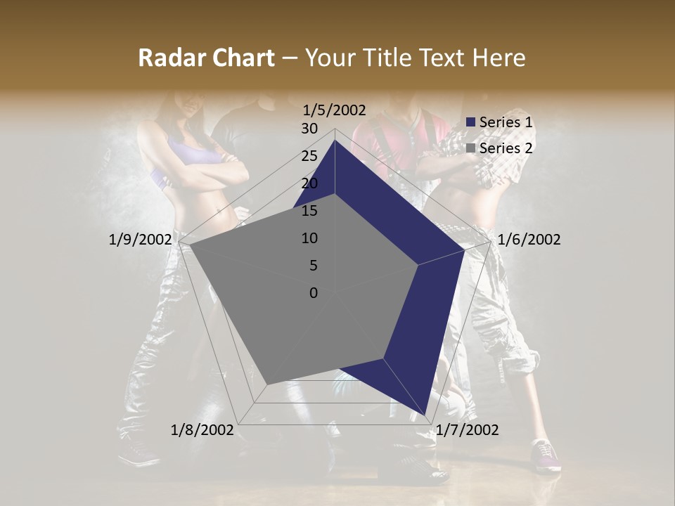 Many Breakdance Front PowerPoint Template