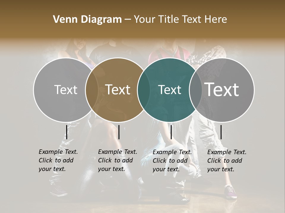 Many Breakdance Front PowerPoint Template