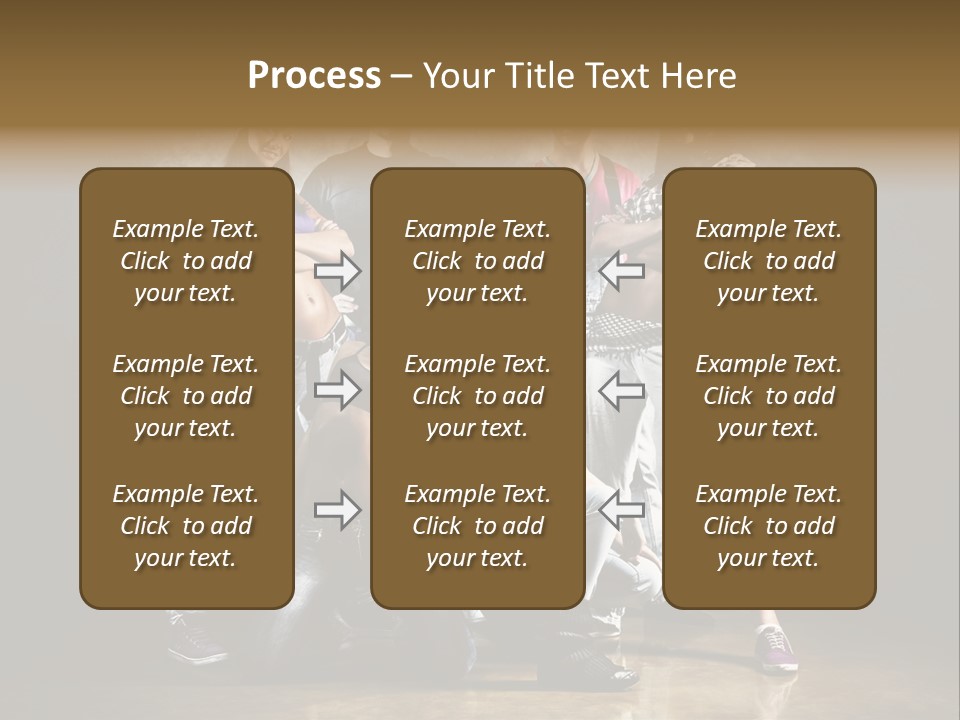 Many Breakdance Front PowerPoint Template