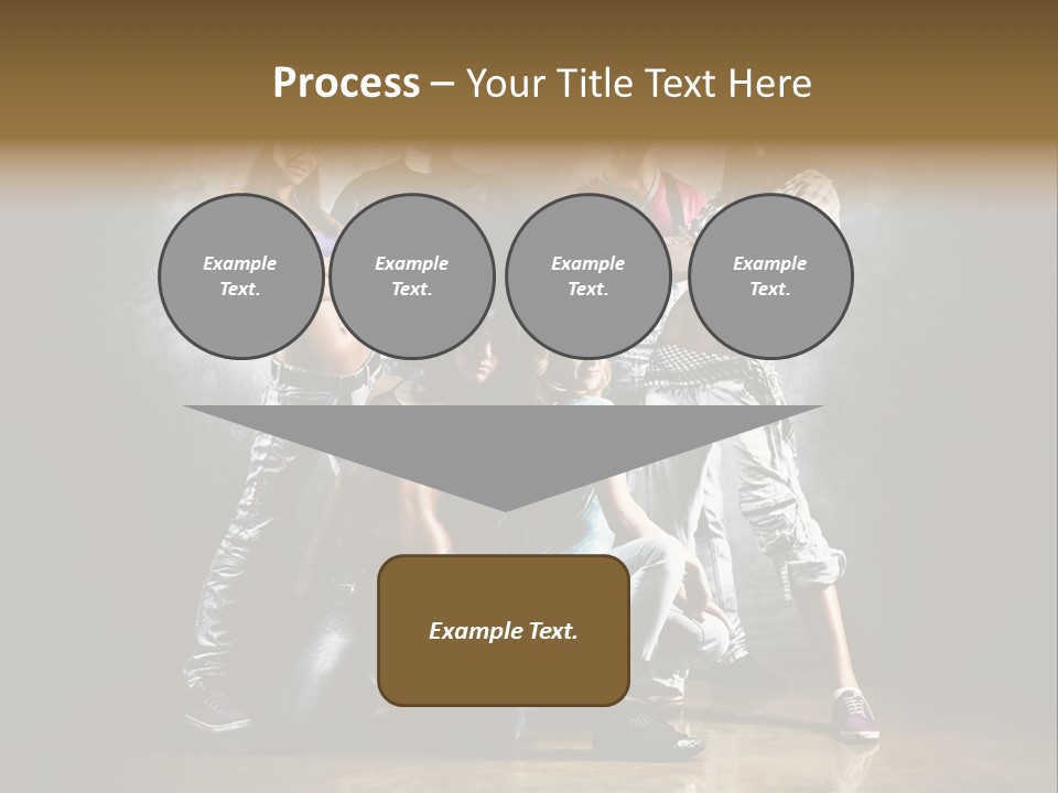 Many Breakdance Front PowerPoint Template