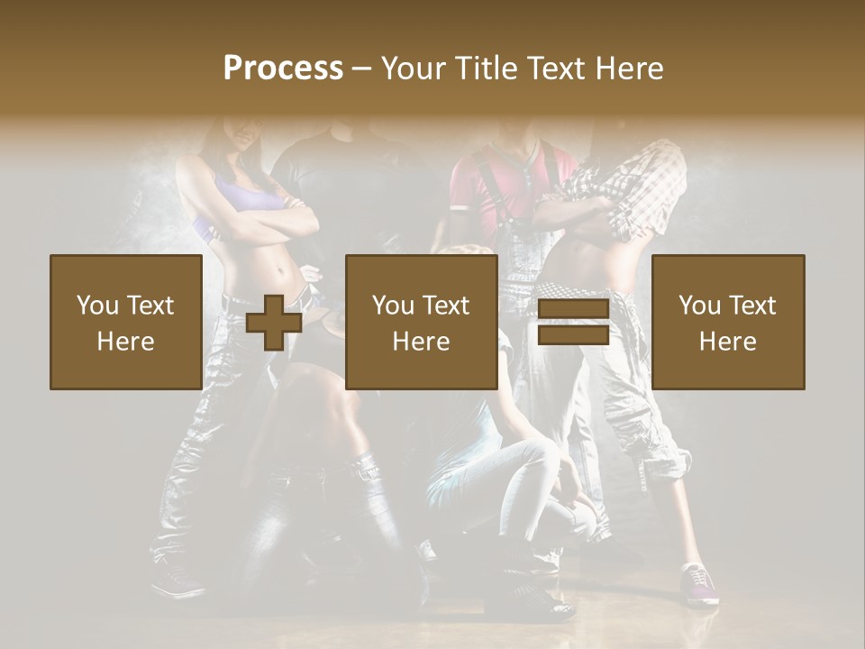 Many Breakdance Front PowerPoint Template