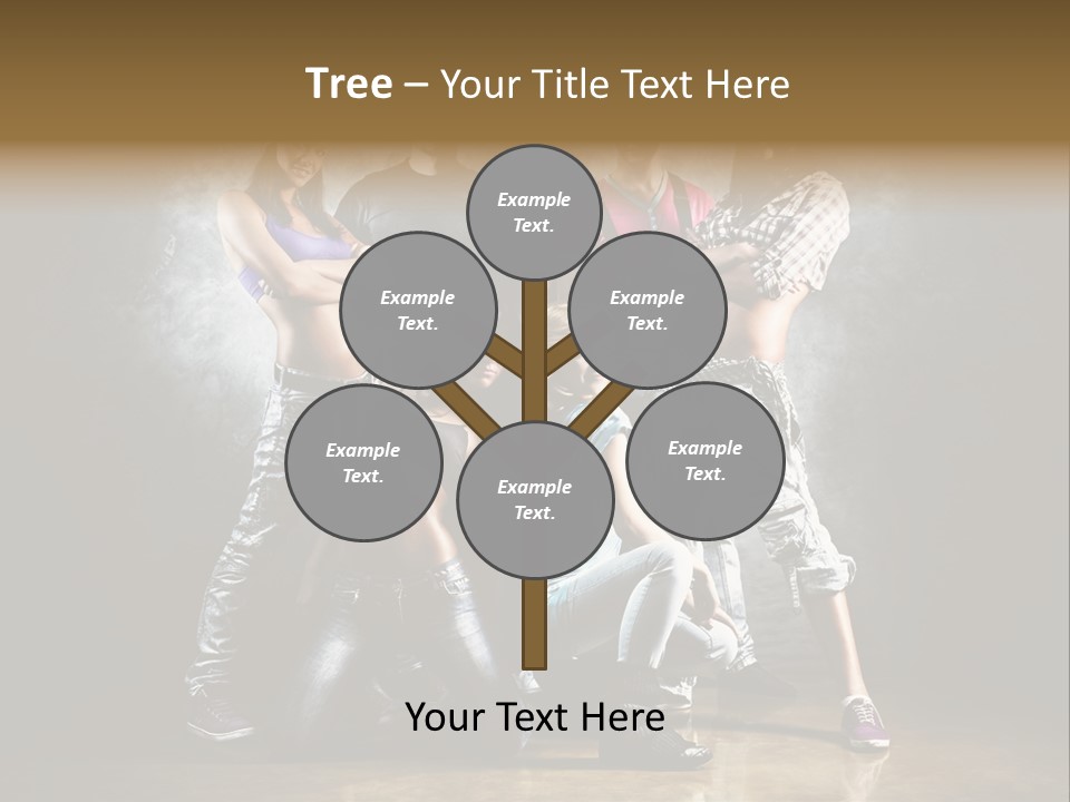 Many Breakdance Front PowerPoint Template