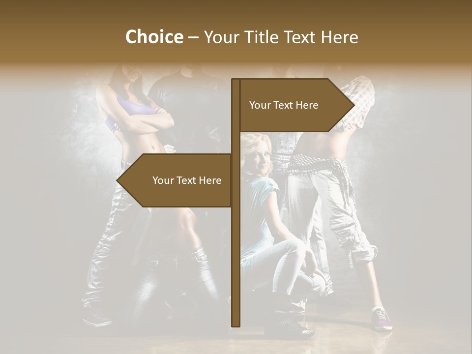 Many Breakdance Front PowerPoint Template