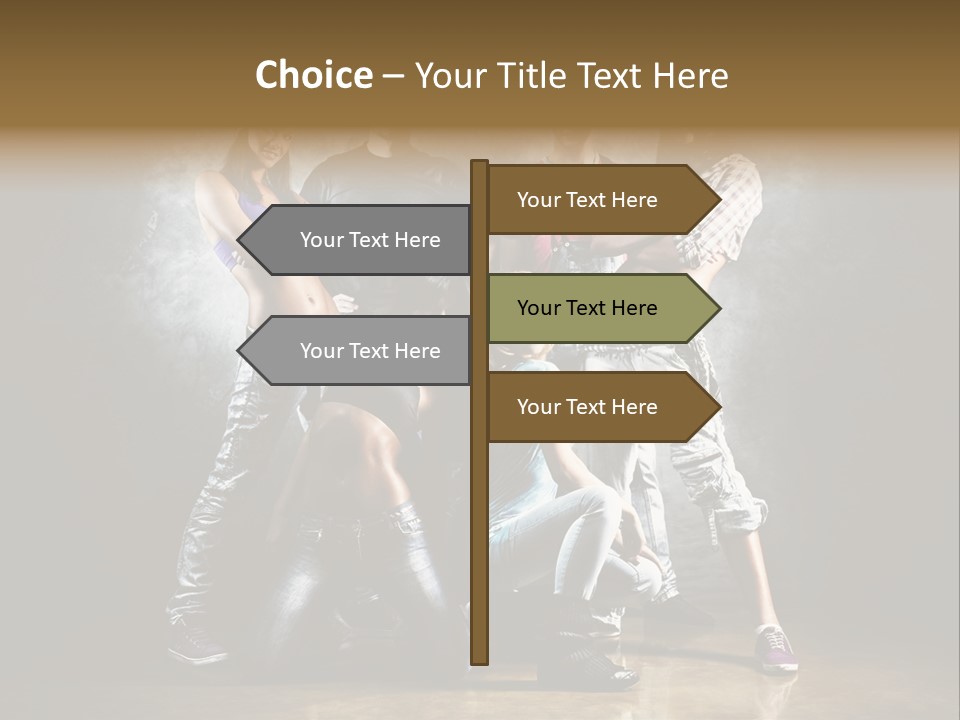 Many Breakdance Front PowerPoint Template