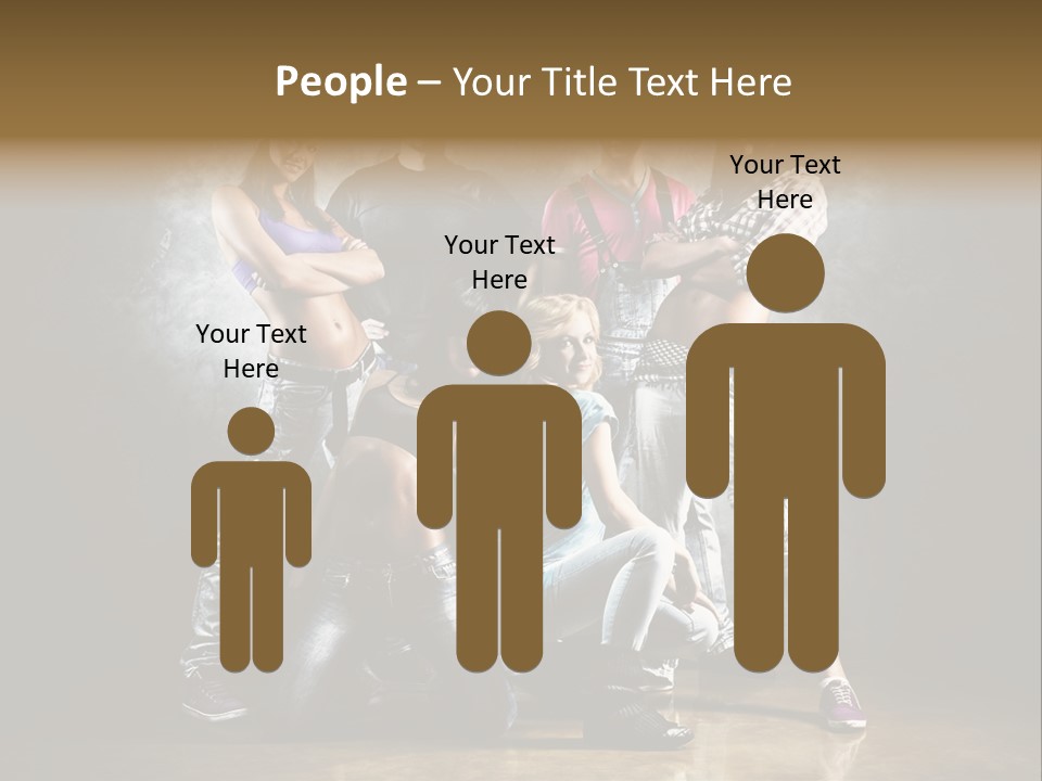 Many Breakdance Front PowerPoint Template