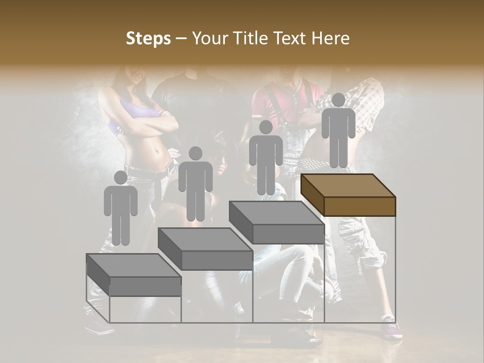 Many Breakdance Front PowerPoint Template