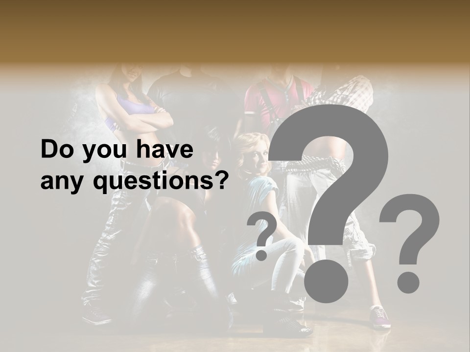 Many Breakdance Front PowerPoint Template