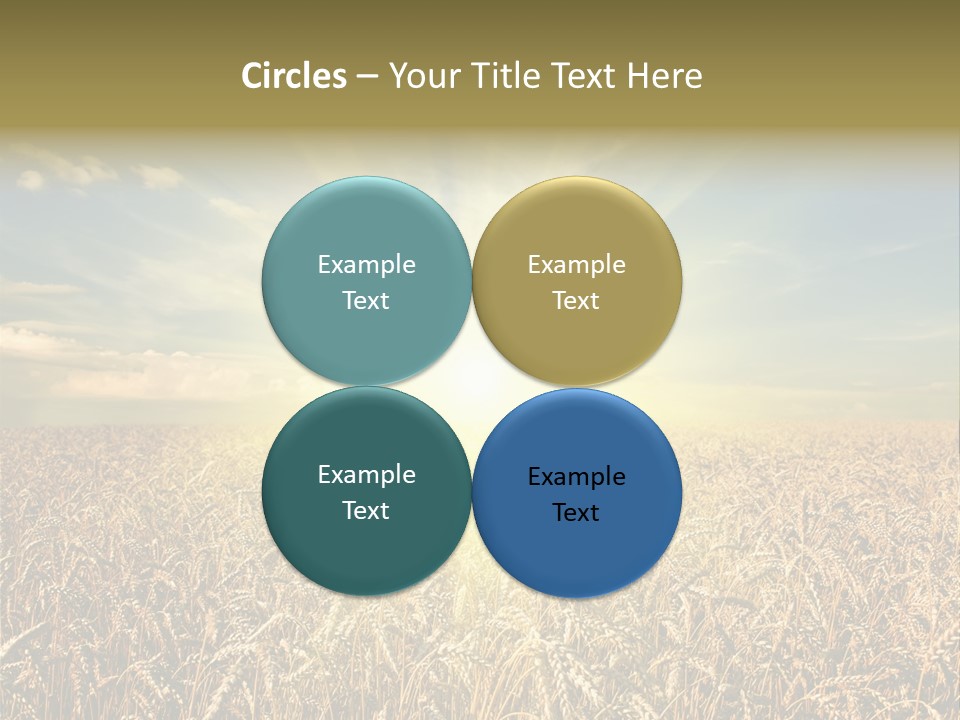 Cloudscape Field Ear PowerPoint Template
