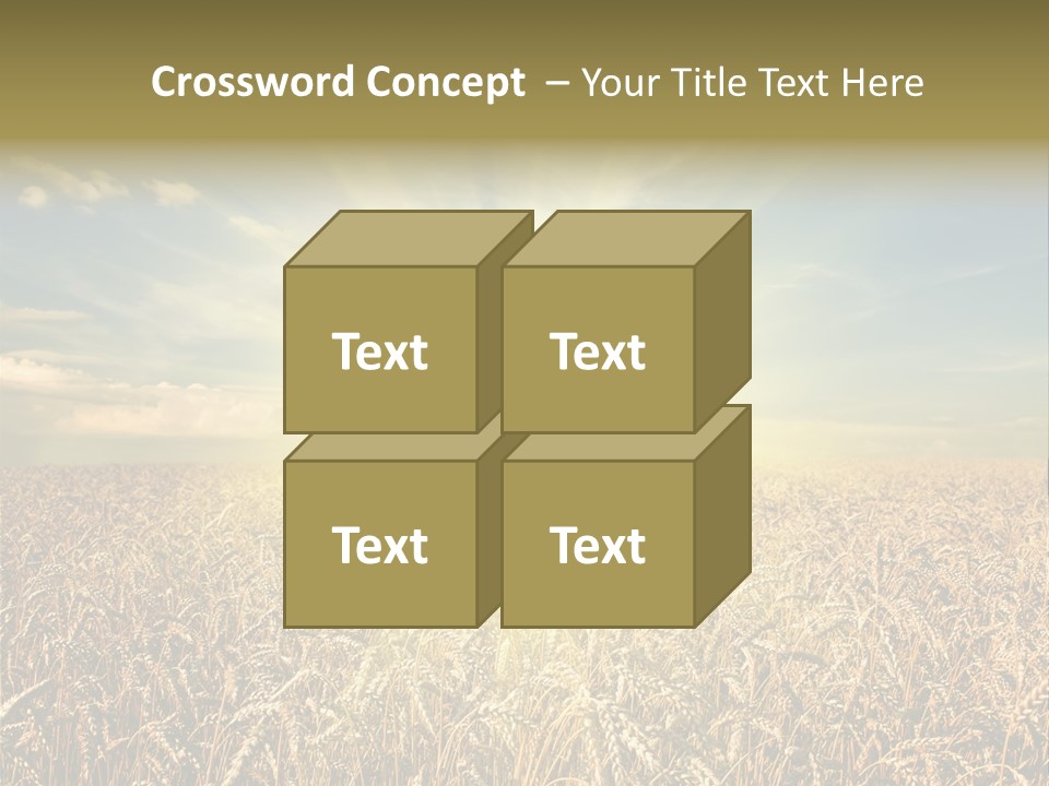 Cloudscape Field Ear PowerPoint Template