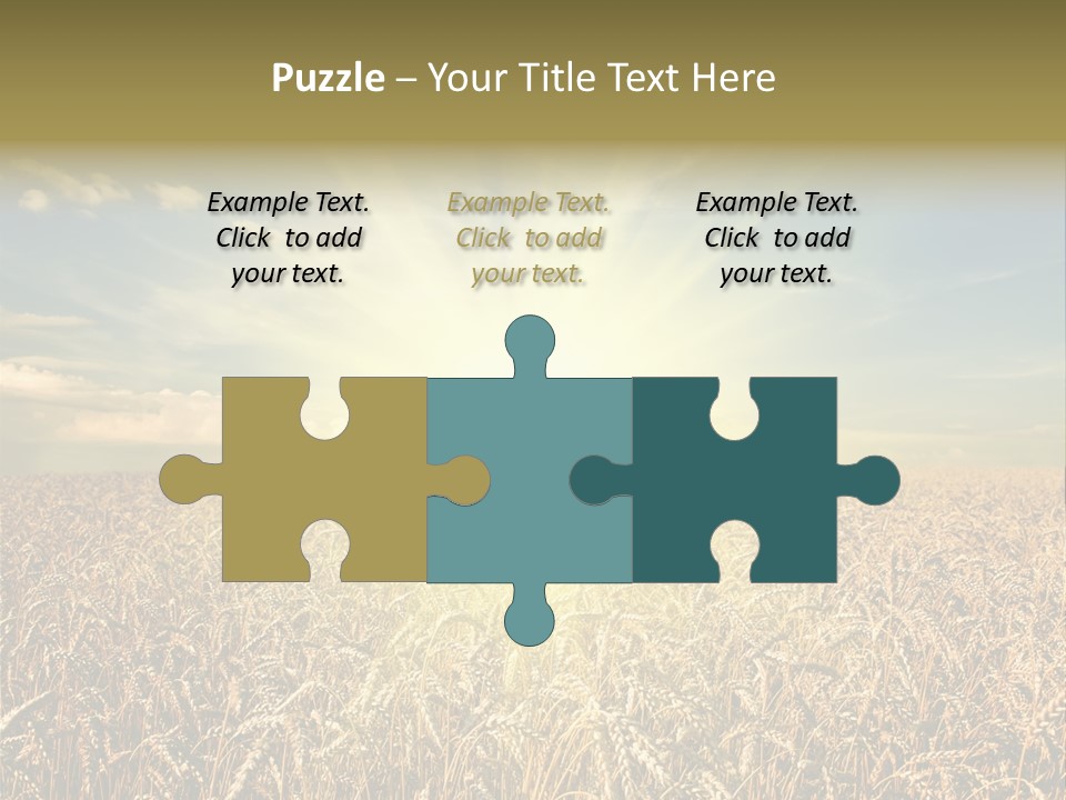 Cloudscape Field Ear PowerPoint Template