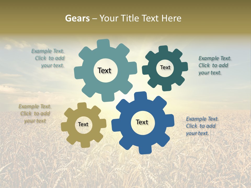 Cloudscape Field Ear PowerPoint Template