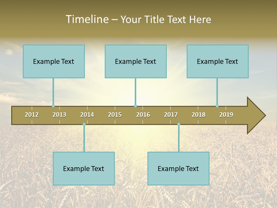 Cloudscape Field Ear PowerPoint Template