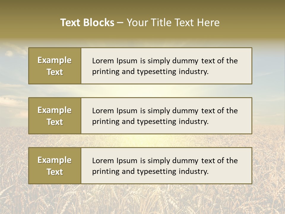 Cloudscape Field Ear PowerPoint Template