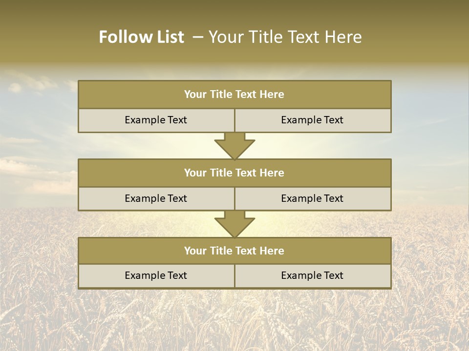 Cloudscape Field Ear PowerPoint Template