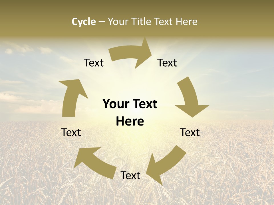 Cloudscape Field Ear PowerPoint Template