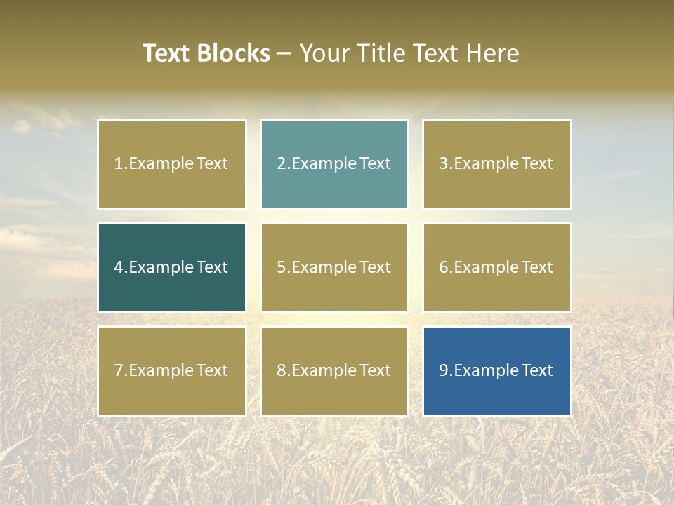 Cloudscape Field Ear PowerPoint Template