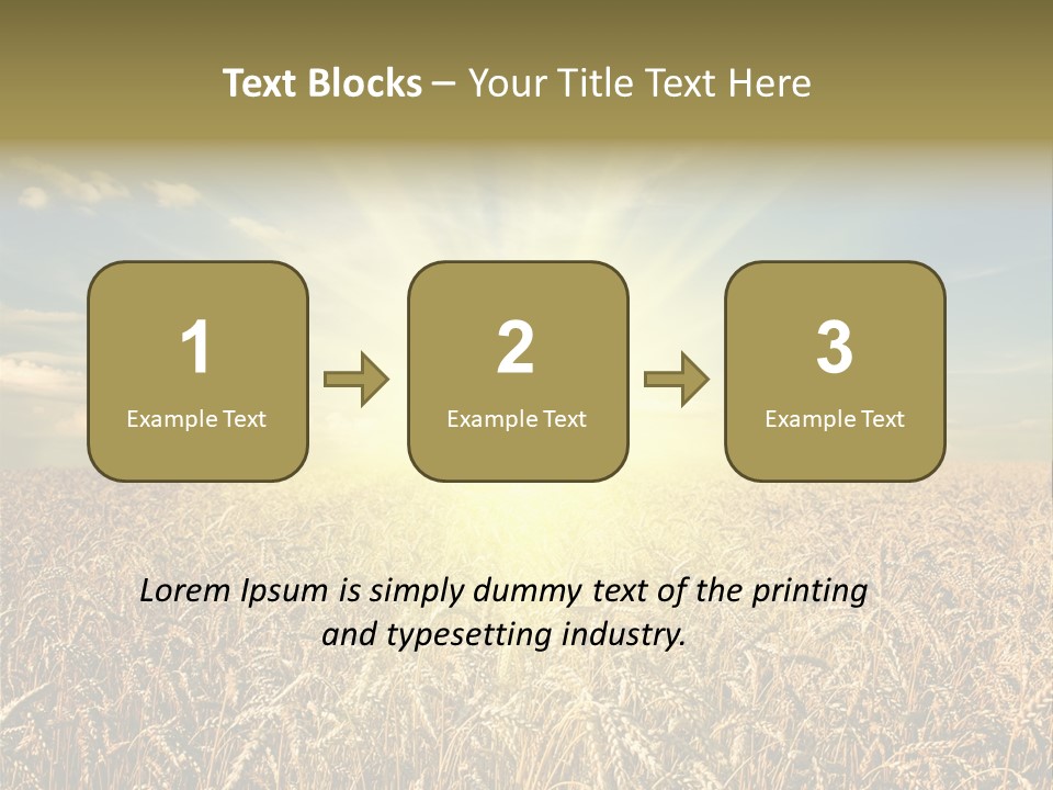 Cloudscape Field Ear PowerPoint Template