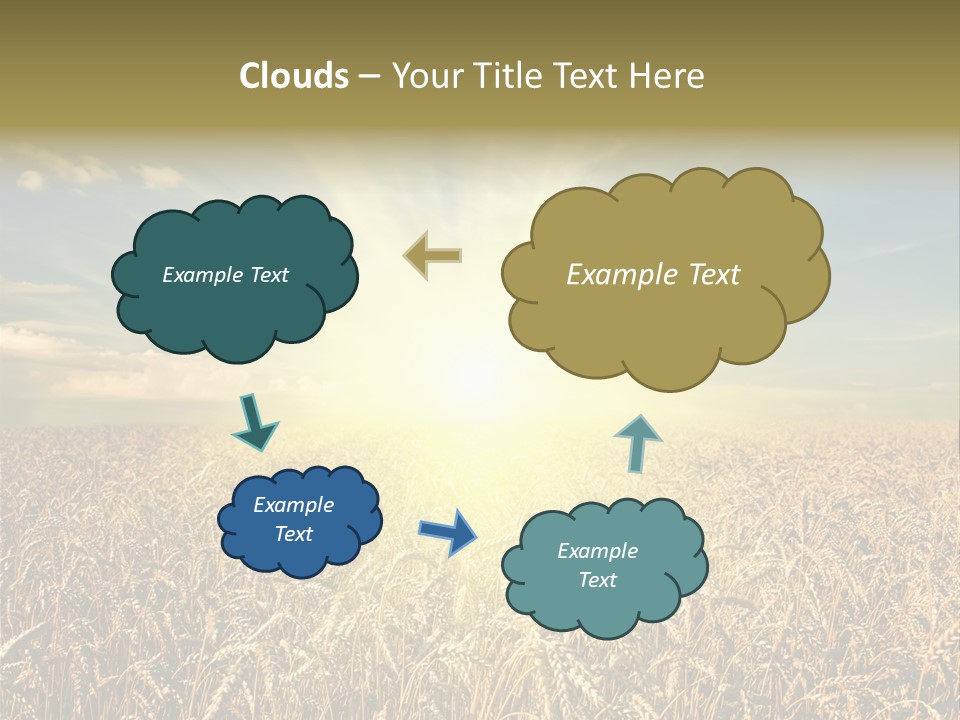 Cloudscape Field Ear PowerPoint Template