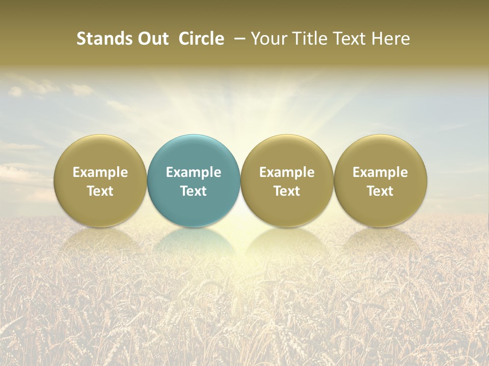 Cloudscape Field Ear PowerPoint Template