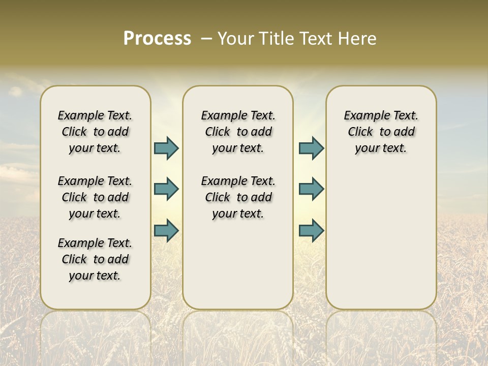 Cloudscape Field Ear PowerPoint Template