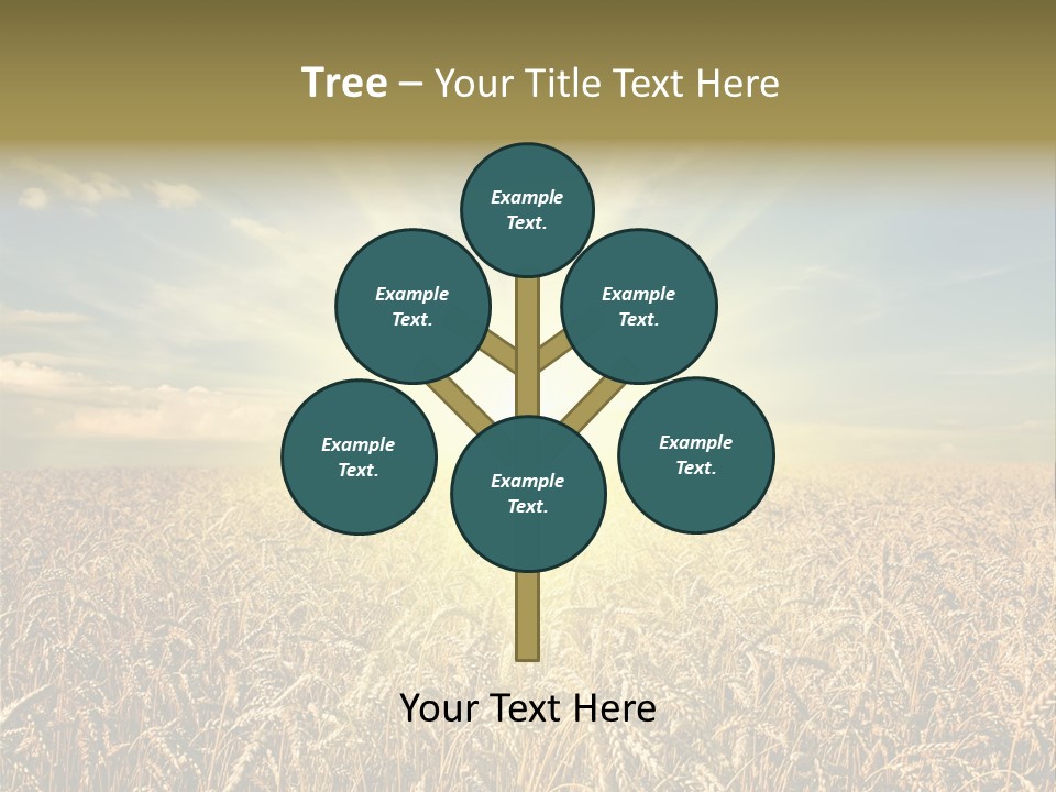 Cloudscape Field Ear PowerPoint Template