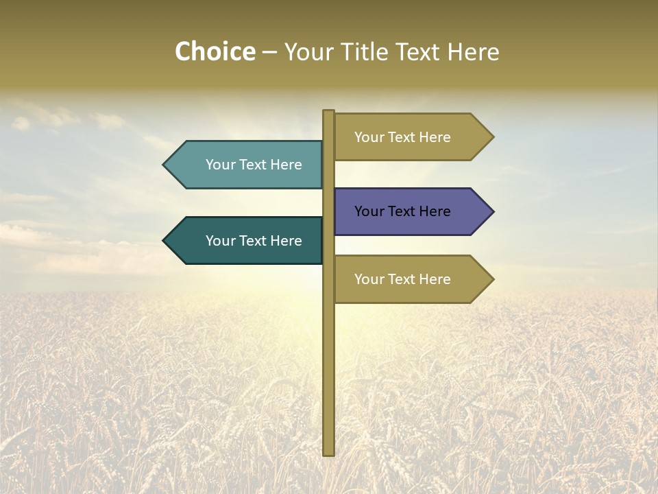 Cloudscape Field Ear PowerPoint Template