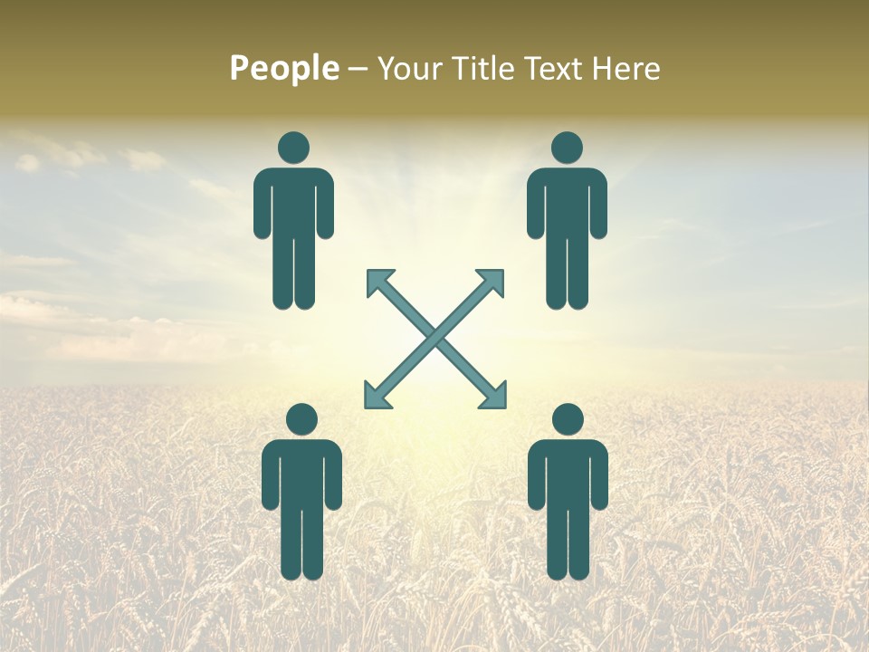 Cloudscape Field Ear PowerPoint Template