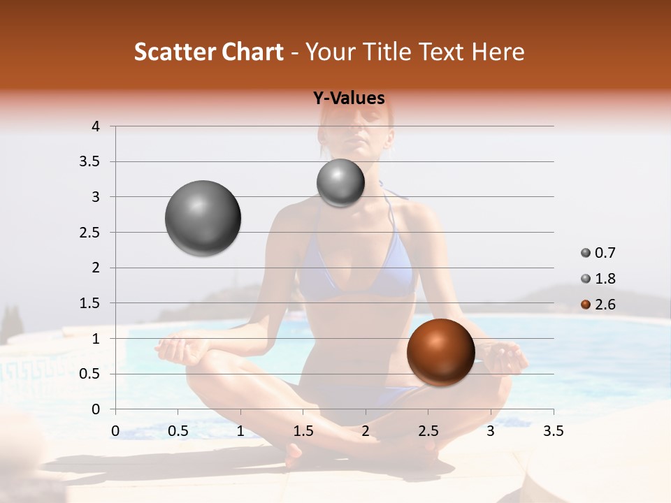 Yoga Ocean Happy PowerPoint Template