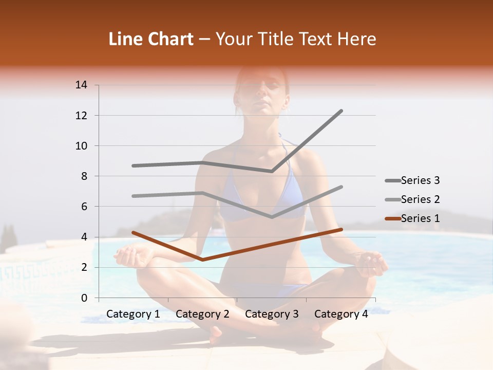 Yoga Ocean Happy PowerPoint Template