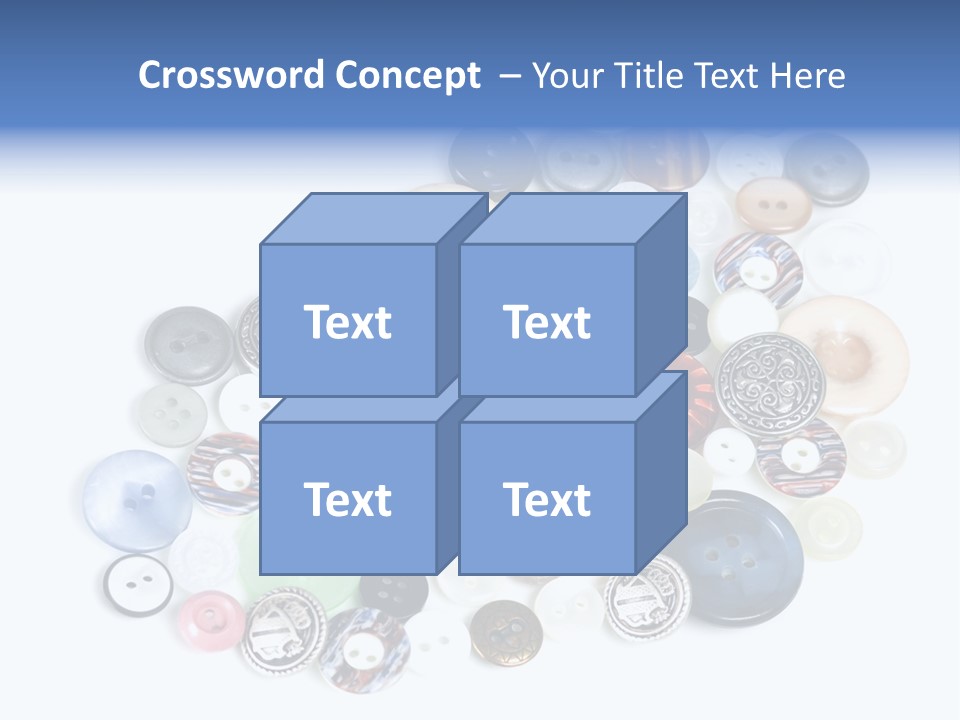 Push Key Drop PowerPoint Template
